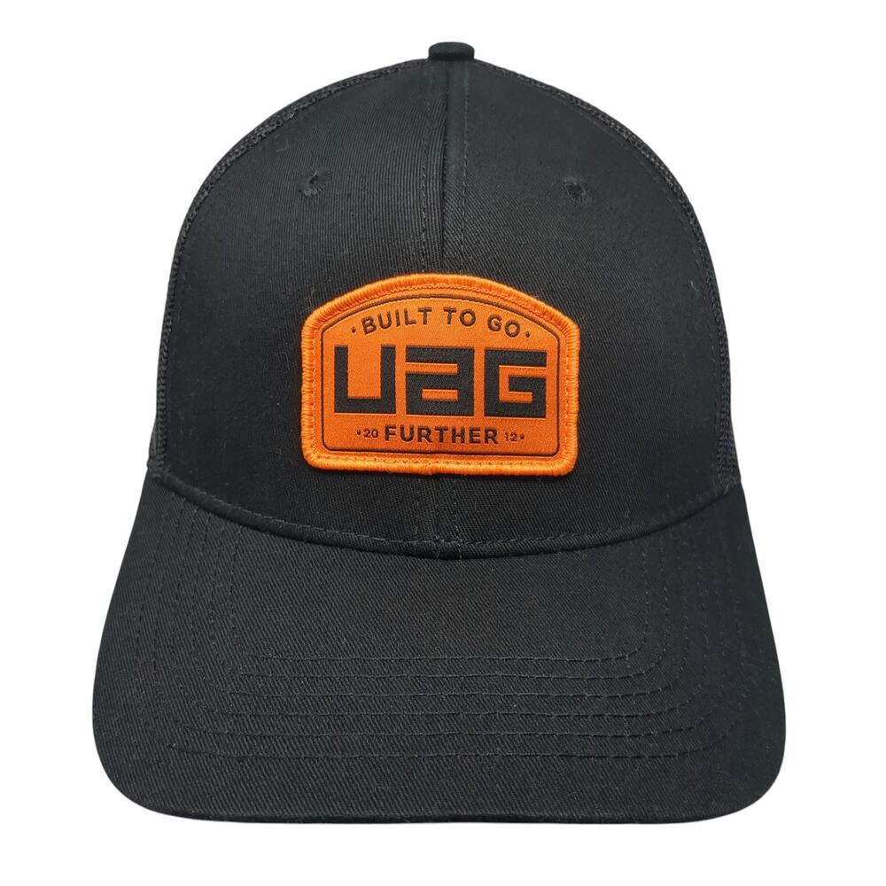 Built To Go UAG Snapback Trucker Hat Black One Size Adjustable Lightweight